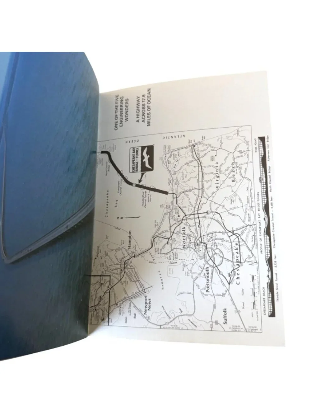 Chesapeake Bay Bridge Tunnel Brochure Americas Coastal Gateway VTG Collectible